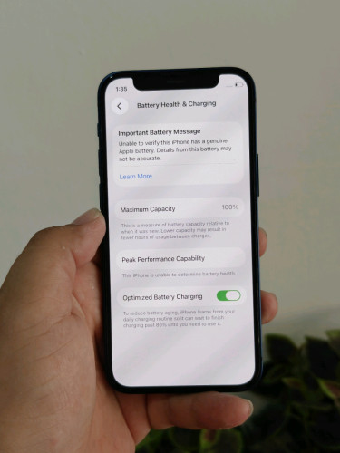 iPhone 12 Mini 64g ស្អាត99% ដូរថ្មហើយ