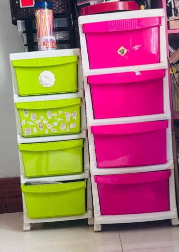 Plastic 4 drawers