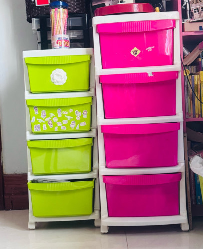 Plastic 4 drawers