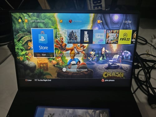 PS4 pro  no JB នៅស្អាតមានដៃ២