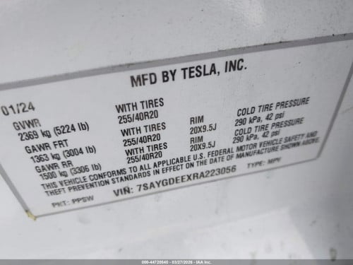 Tesla Model Y 2024 Long Rang Doul Motor All Wheel Drive
