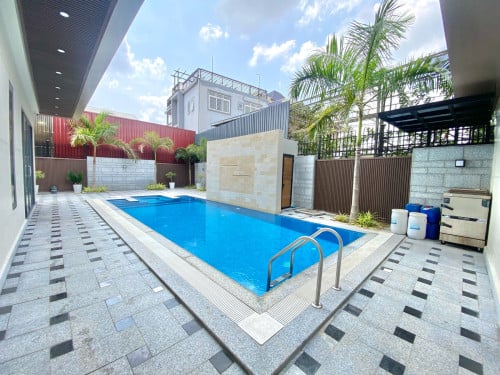Villa with swimming pool for rent at khan Sen Sok