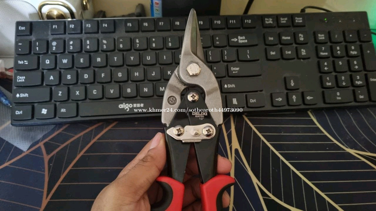 កន្ត្រៃកាត់ស័ង្កសី 10 អ៊ីញ