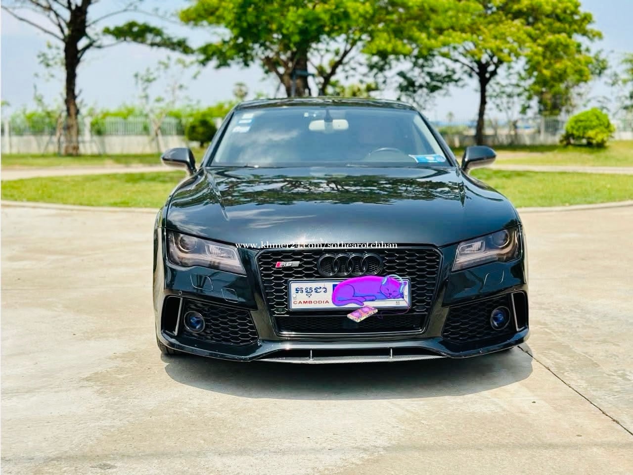 Audi A7 2014 ម្ចាស់ទិញក្រដាសពន្ធក្នុងឆ្នាំ2024(៤មុឺនជាង)ឡានមិនដែរមានប្រវត្តិជួលទេ តម្លៃ17500$ចរចារ