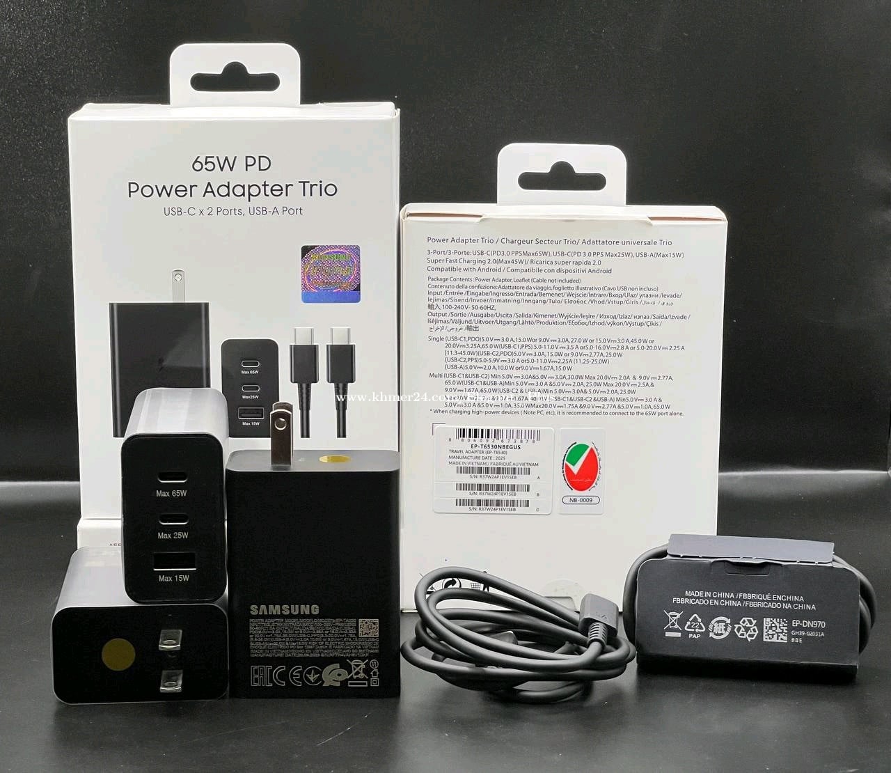 EP18-ឈុត Sam 65W Super Fast Charging