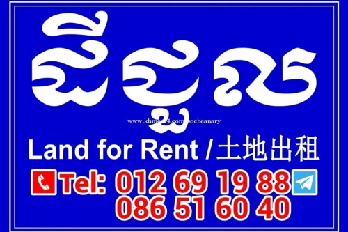ដីជួលនៅលើផ្លូវ114 (ផ្លូវថៃហ្គឺ)