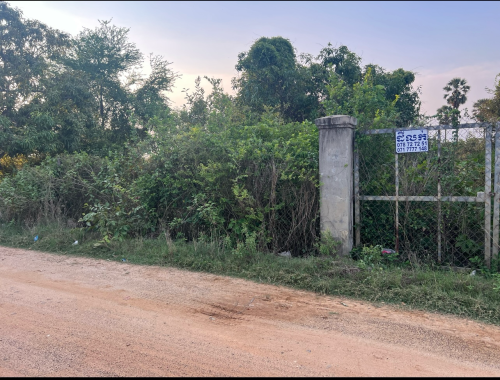 ដីលំនៅដ្ថាន ដីស្មើ4ជ្រុង (លក់ម៉ៅ)ដីល្អ បេតុងចាក់ជិតដល់ដី ពេលចាក់រួចតំលៃផ្សេង