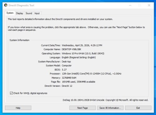 លក់ all in One  i5-12th - Ram.32G - M2.256G