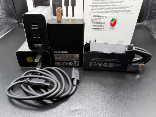 ឈុត Samsung 65W high Top Grade Super Fast Charging បូកខ្សែ 3A C-C