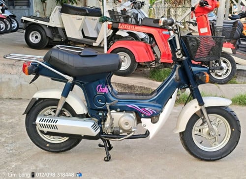 ជប៉ុន🎌Honda Chaly 50cc ស៊េរីខ្ពស់ ១ទឹកសំណុំធានាម៉ាស៊ីនស្ងាត់ហាប់ណែន វ៉ៃជន្ទល់រលត់ ក្រដាស់ពន្ធ