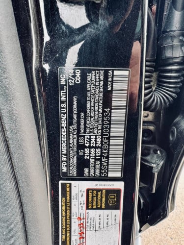 💥 MHP2092_Mercedes Benz C-Class C300 2015