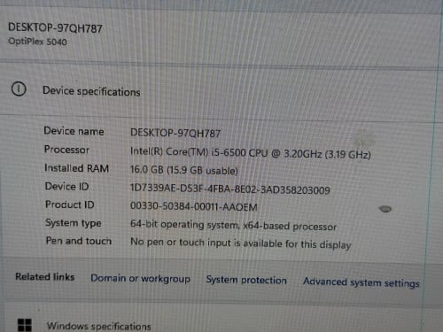 Dell Optiplex 5040