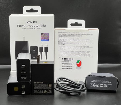 EP18-ឈុត Sam 65W Super Fast Charging 2PD+1USB