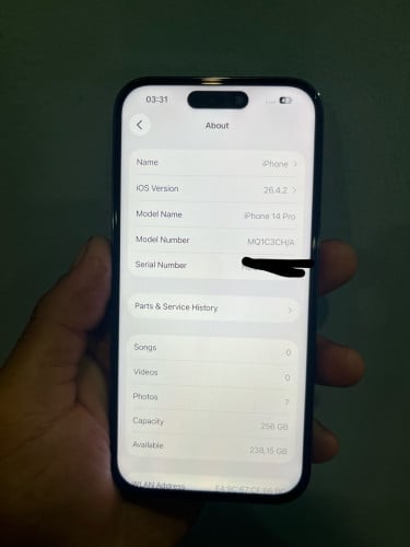 iPhone 14pro អត់ជាប់ ធ្លាប់ដូរអេក្រង់ មានស្កេន ដូរថ្ម100% កាំមេរ៉ាច្បាស់ មុខក្រោយ(081314812)