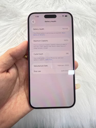 iPhone 16 Plus 128G Color Pink 🩷 មួយទឹក ថ្ម100%🔋 lock sim ប្រើបានសុីម2សេវាដើរស្មូតល្អគ្រប់ប្រពន្ធ័