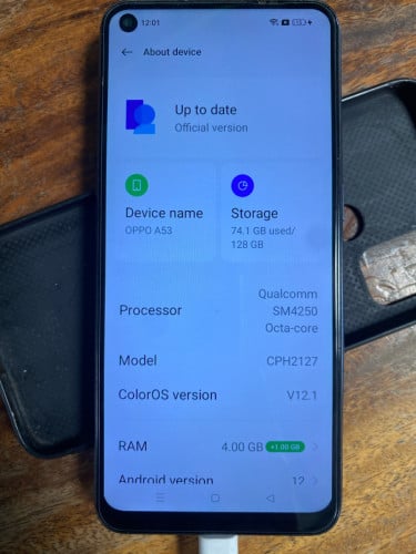 OPPO A53 | Ram 4+4 | Storage 128g