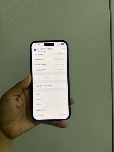 Sell 15 Plus 256g Sim2 Scan 97%
