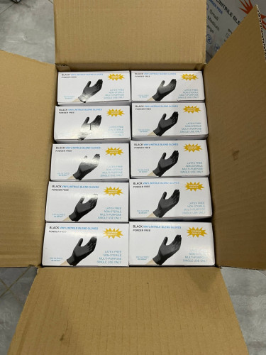 ស្រោមដៃពណ៌ខ្មៅ - Black Glove color