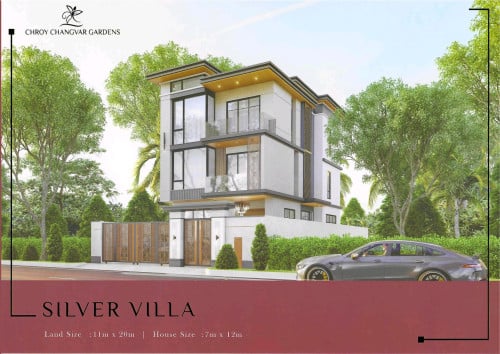 ផ្ទះវីឡា Silver Villa លក់បន្ទាន់(ចូលនៅដើមខែ6)