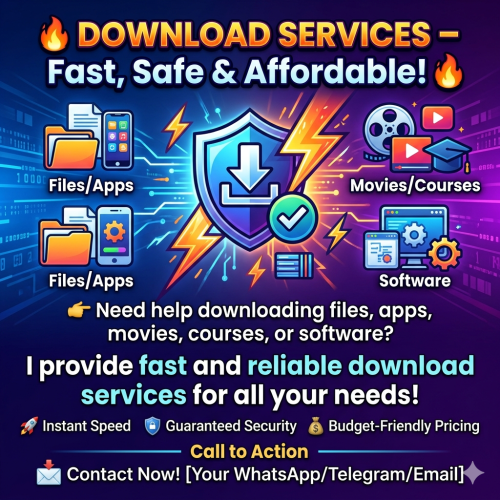 🔥 សេវាកម្មទាញយក (Download) លឿន សុវត្ថិភាព តម្លៃសមរម្យ! 🔥
