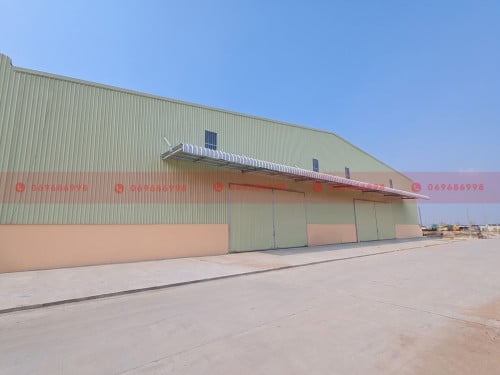 4100 Sqm Warehouse For Lease On A Concrete Road In Sen Sok, Phnom Penh