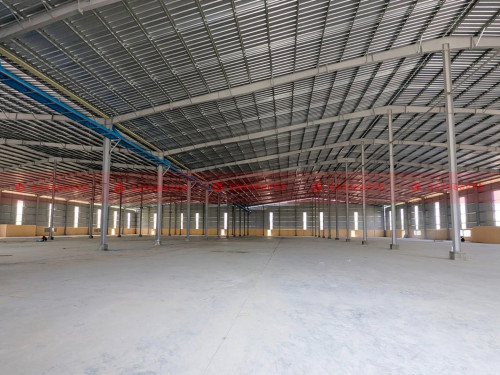 4100 Sqm Warehouse For Lease On A Concrete Road In Sen Sok, Phnom Penh