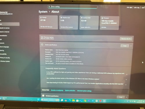 ASUS G814 18inch or វៃដូរ 26ultra