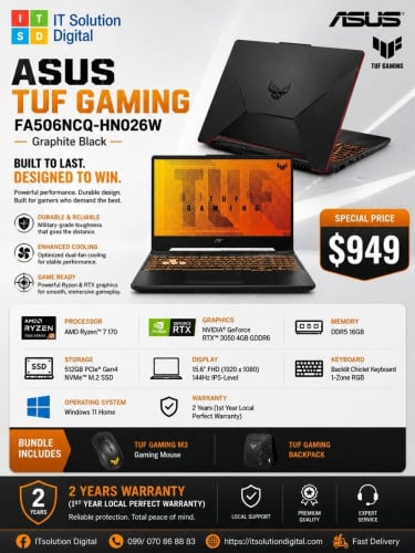 ASUS TUF Gaming A15 FA506NCQ