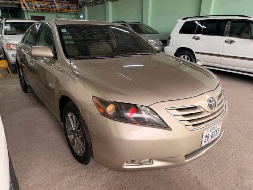 Camry 2007 LE កៅអីចុច ពណ៌មាស ប្រភេទឡានមូលសានុំស្រីន ឡានថ្មីខ្លាំង