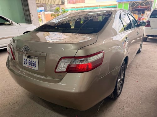 Camry 2007 LE កៅអីចុច ពណ៌មាស ប្រភេទឡានមូលសានុំស្រីន ឡានថ្មីខ្លាំង