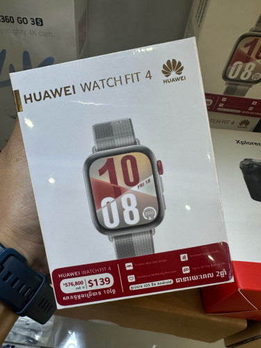 Huawei WATCH FIT4NFC=119$ ថ្មីក្រុមហ៊ុនធានា2ឆ្នាំ