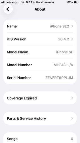 iPhone SE 64GB