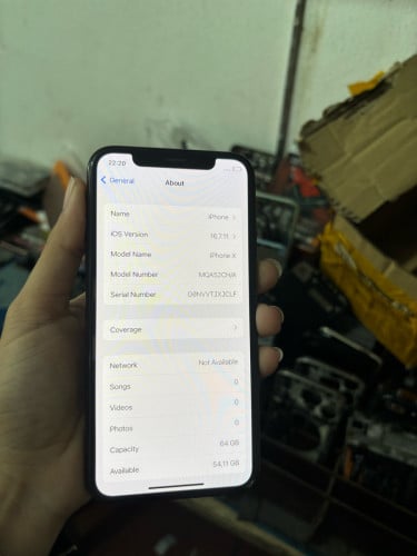 iPhone X សានុំសុិនស្ទើរតូដូចរូប 64g លេងបានតែinternet ទេwifiលេងអត់កើតទេ អេក្រសុិន