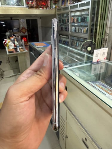 iPhone X (LL/A) 256GB, ពណ៍ស, មានស្កេន, សានុំហ្សុីន