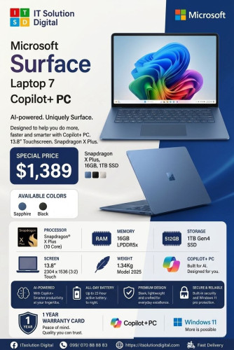 Microsoft Surface Laptop 7, Copilot+PC