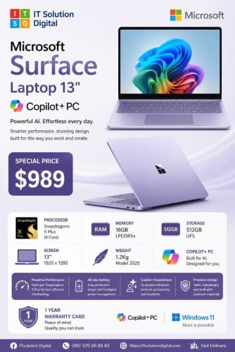 Microsoft Surface Laptop 7, Copilot+PC