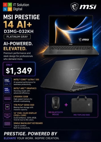 MSI Prestige 14 AI+