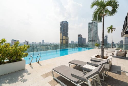 Near BKK market | 1Bedroom Slice door Condo with swimming pool for rent near BKK market