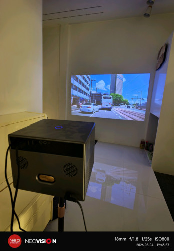 Slide 110"+ Projector&Stand