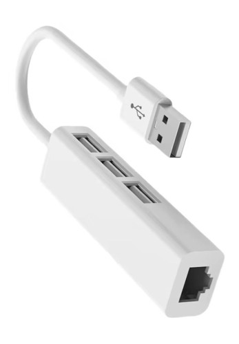 USB to USB 3Port + Lan 7$