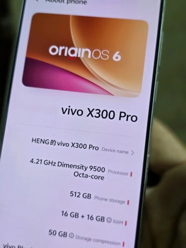 VIVO X300Pro 16G/512G CH 99.999% NEW