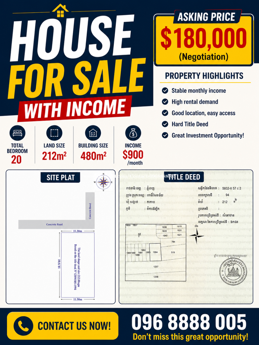 House for Sale with Income _ 20 rooms