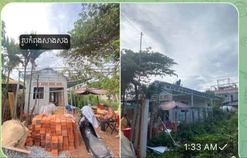 ពីផ្សារខ្នារ1នាទី  ម្ចាស់ផ្ទាល់ 45000$ប្រញាប់លុយលក់តែ34500$ 0717008889 ប្លង់រឹង