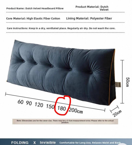 ខ្នើយ​ ក្បាល​គ្រែ​ 180cm x 20cm
