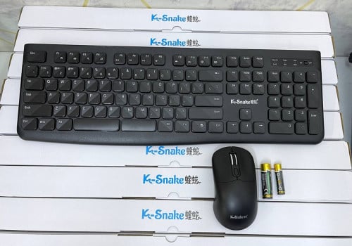 ឈុត Keyboard+Mouse (bluetooth & wireless) ថ្មីគុណភាពល្អ