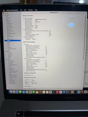 លក់MacBook pro 2019 CPU i9 RAM 32GB SSD 1TB អេក្រង់ 16’ VGA ដាច់ 4GB ទៀត