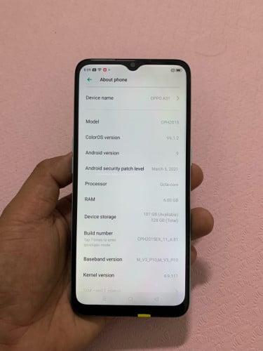 ទូរស័ព្ទ Oppo A31 Ram 6-128 អីវ៉ាន់ស្អាត ថ្មកាន់