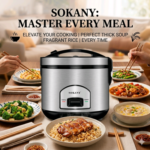 ឆ្នាំង​បាយ Rice Cooker Sokany 700w