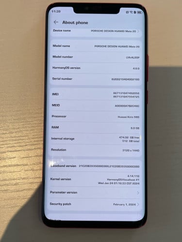 Huawei mate 20 Porsche design