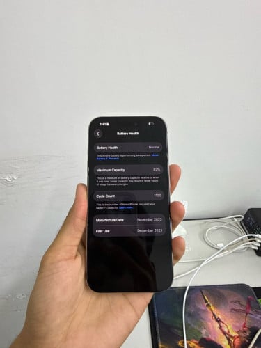 iPhone 15 pro 128G LL/A សំនុំសុីន